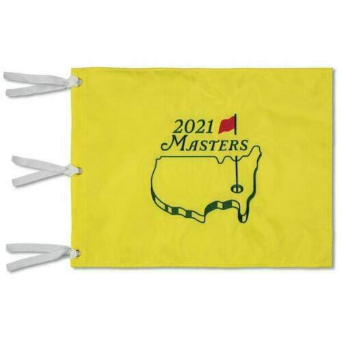 New 2021 Masters Tournament Golf Flag Embroidered Pin Flag Augusta National 🔥🔥 - 757 Sports Collectibles
