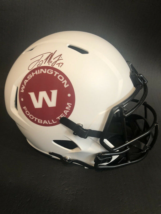 Terry McLaurin Signed Autograph Washington Football Team Full Size Lunar Replica Helmet BAS COA - 757 Sports Collectibles