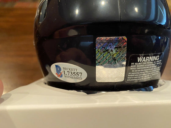 Deshaun Watson Autographed Houston Texans Riddell Speed Mini Helmet Beckett