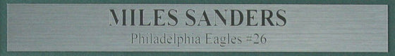 Miles Sanders Philadelphia Eagles Signed Autograph 16x20 Photo Framed JSA COA - 757 Sports Collectibles