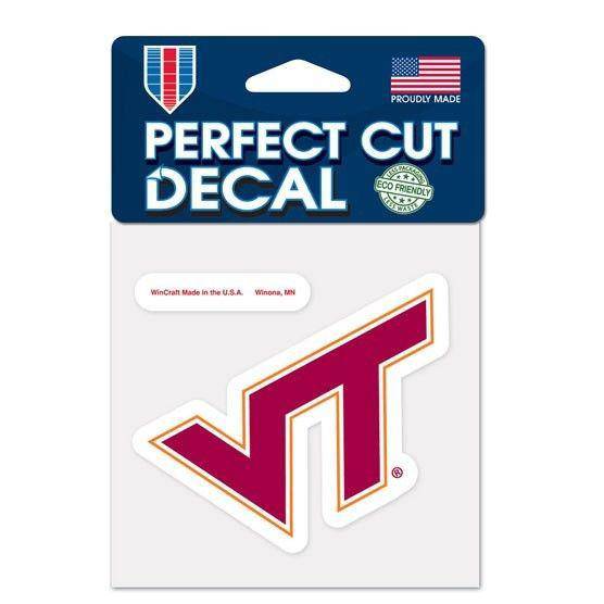Virginia Tech Hokies Perfect Cut 4x4 Diecut Decal - 757 Sports Collectibles