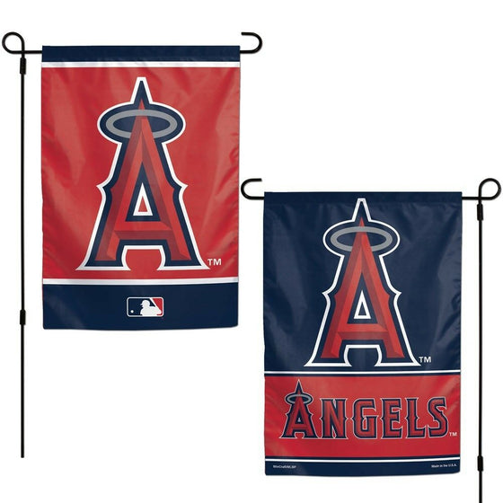 MLB 12x18 Garden Flag Double Sided - Pick Your Team - FREE SHIPPING (Los Angeles Angels)