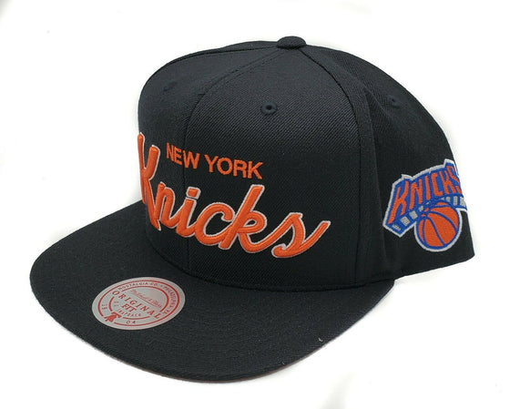 Mitchell & Ness New York Knicks Foundation Script Adjustable Snapback Cap - 757 Sports Collectibles