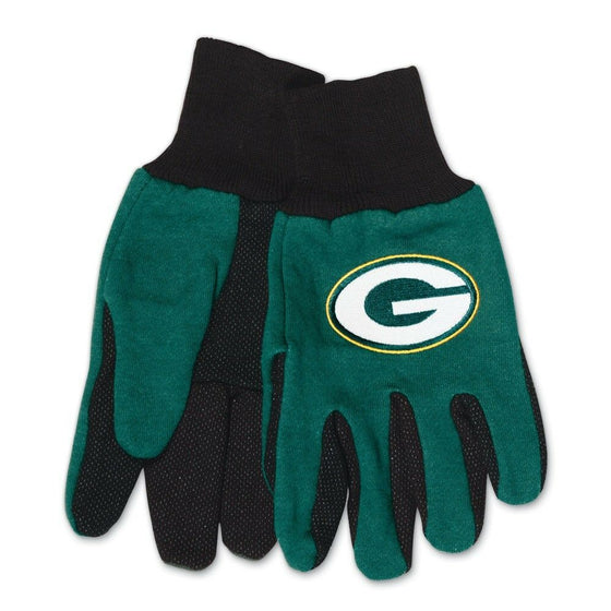 NFL-Wincraft NFL Two Tone Cotton Jersey Gloves- Pick Your Team - FREE SHIPPING (Green Bay Packers)