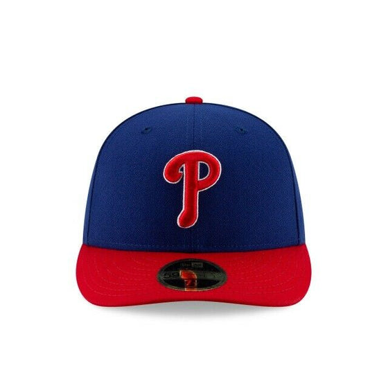 Philadelphia Phillies New Era On-Field Low Profile ALT 59FIFTY Fitted Hat-Blu/Rd - 757 Sports Collectibles
