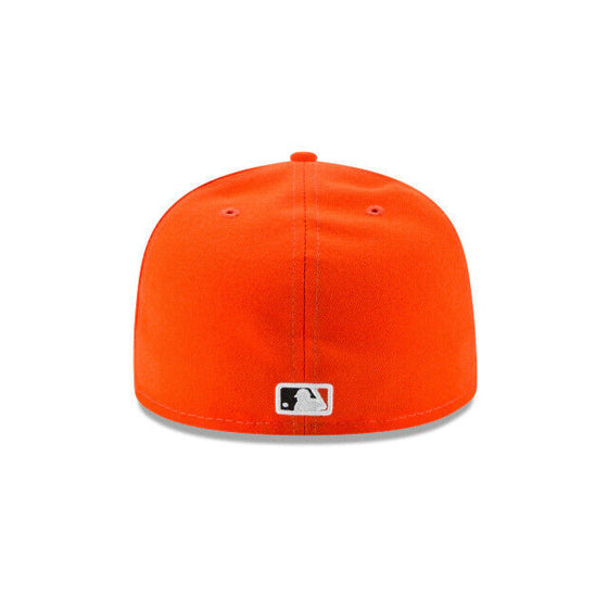 Miami Marlins 2017 MLB New Era Authentic On-Field Road 59FIFTY Fitted Hat-Orange - 757 Sports Collectibles