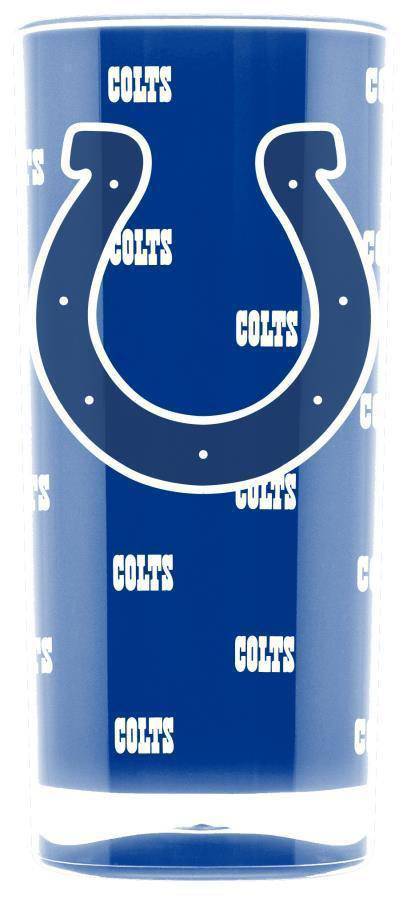 NFL Indianapolis Colts 16oz Square Insulated Acrylic Tumbler - 757 Sports Collectibles
