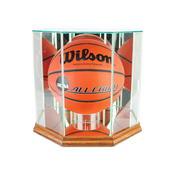 Michigan State Spartans Champion Glass Basketball Display Case FREE SHIPPING UV