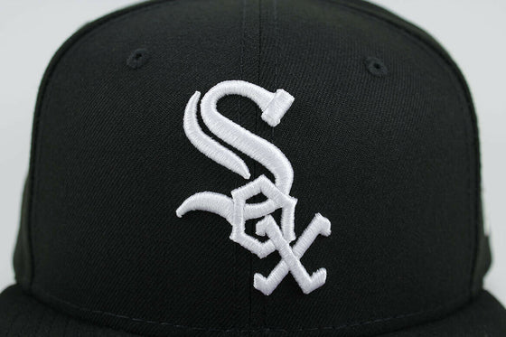 NEW ERA 9FIFTY BASIC SNAPBACK HAT CAP MLB CHICAGO WHITE SOX TEAM BLACK ADULT MEN - 757 Sports Collectibles