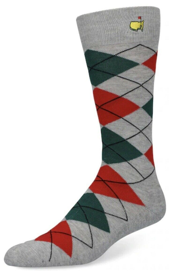 2021 Masters FootJoy Augusta Green Red Argyle Mens Socks Golf - 757 Sports Collectibles