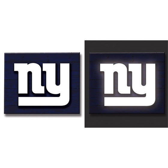 LED Lit Wall Decor - New York Giants