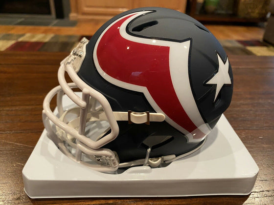 Deshaun Watson Autographed Houston Texans Riddell AMP Mini Helmet Beckett