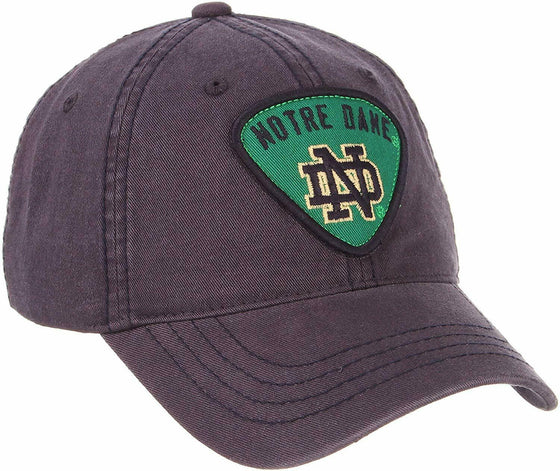 Notre Dame Fighting Irish Hat Cap Washed Blue Cotton Adjustable Strap NWT