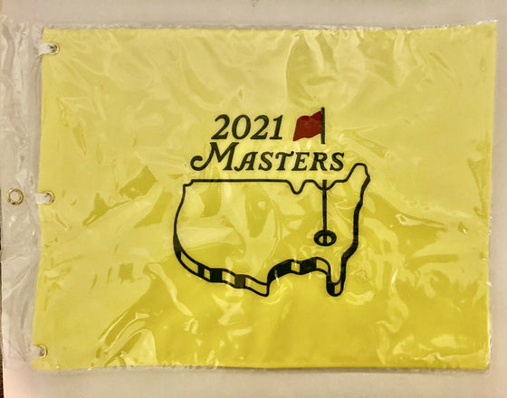 2021 Masters Augusta National Official GOLF PIN FLAG New Sealed in Bag IN HAND - 757 Sports Collectibles