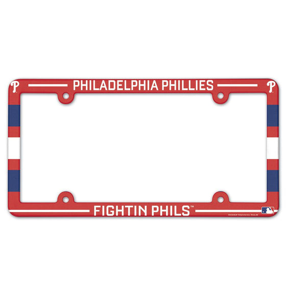 Philadelphia Phillies License Plate Frame - Full Color - Special Order - 757 Sports Collectibles