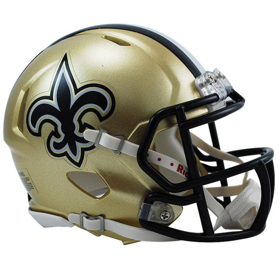 New Orleans Saints NFL Speed Mini Helmet - 757 Sports Collectibles