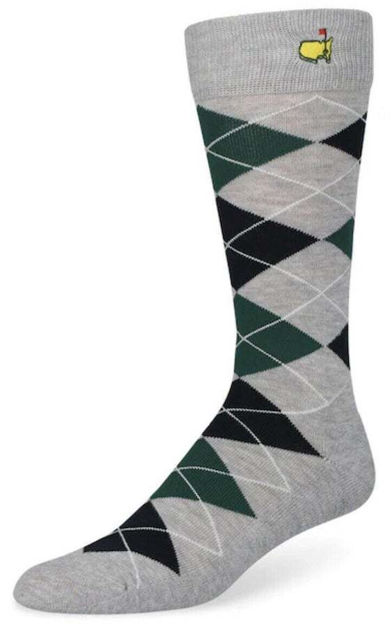 2021 Masters FootJoy Augusta Green Gray Argyle Mens Socks Golf Tiger Woods ⛳ - 757 Sports Collectibles