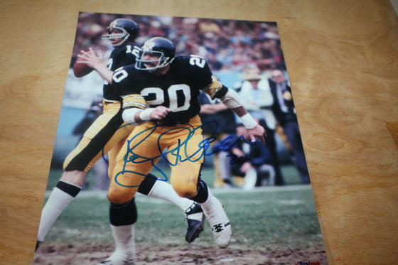 PITTSBURGH STEELERS ROCKY BLEIER SIGNED 8X10 PHOTO 4X SB CHAMPS POSE 3