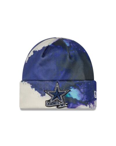 NFL Dallas Cowboys 2022 New Era Ink Sideline Knit Hat - Blue - 757 Sports Collectibles