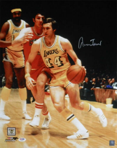 Jerry West Autographed/Signed Los Angeles Lakers 16x20 Photo PSA 10119 - 757 Sports Collectibles