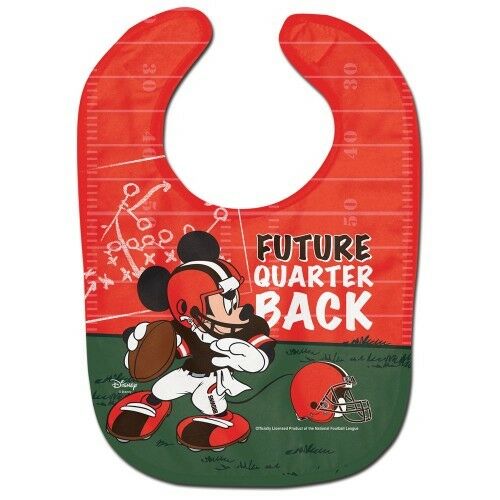 NFL Disney All Pro Baby Bib - PICK YOUR TEAM - FREE SHIPPING (Cleveland Browns)