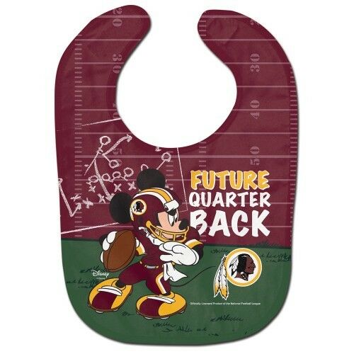 NFL Disney All Pro Baby Bib - PICK YOUR TEAM - FREE SHIPPING (Washington Redskins)