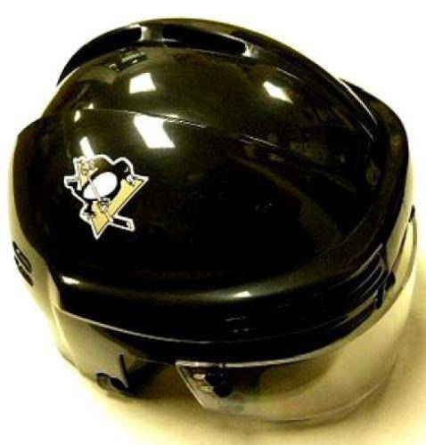 NHL Pittsburgh Penguins Player Replica Mini Hockey Helmet - Black - 757 Sports Collectibles