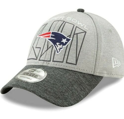 New England Patriots New Era Super Bowl Liii Side Patch 9FORTY Gray Hat Cap