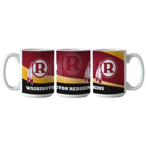 Boelter NFL Wave 15oz Ceramic Coffee Mug - PICK YOUR TEAM - FREE SHIP (Washington Redskins Retro)