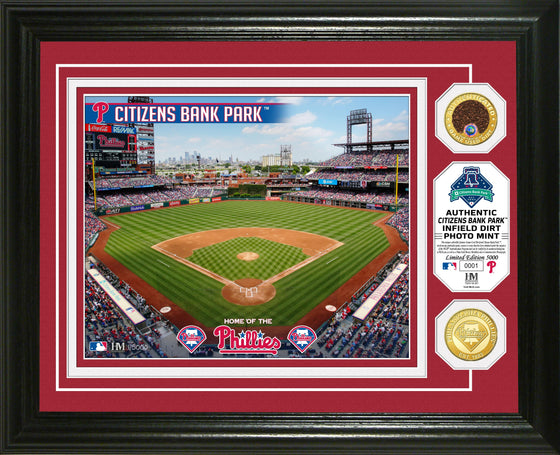 Philadelphia Phillies Authentic Infield Dirt Coin Photo Mint - MLB Authenticated (HM)