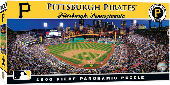 Stadium Panoramic - Pittsburgh Pirates 1000 Piece MLB Sports Puzzle - Center View