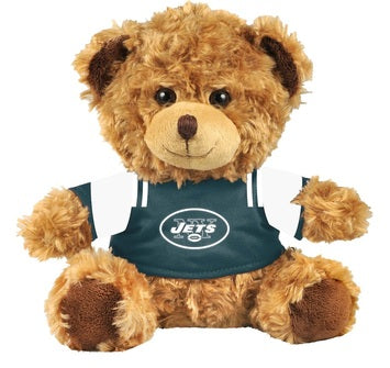 New York Jets 10" Plush Teddy Bear w/ Jersey