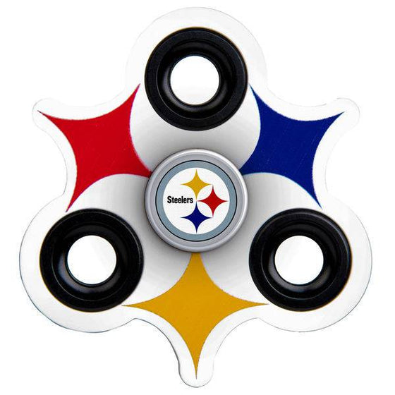 Pittsburgh Steelers Three-Way Molded Logo Fidget Spinner - 757 Sports Collectibles