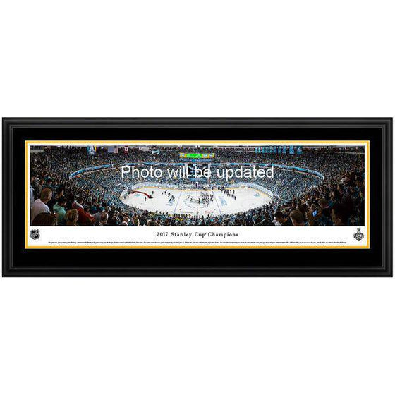 Pittsburgh Penguins 2017 Stanley Cup Champions Deluxe Framed Panoramic - 757 Sports Collectibles
