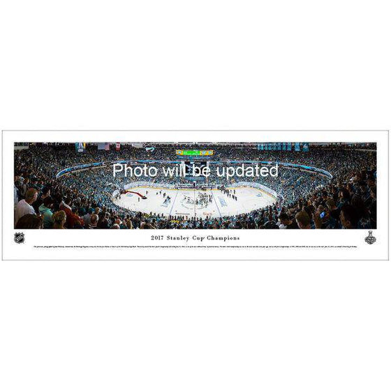 Pittsburgh Penguins 2017 Stanley Cup Champions Unframed Panoramic - 757 Sports Collectibles