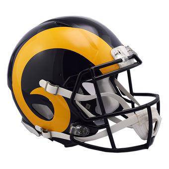 Los Angeles Rams NFL 2016 Color Rush Speed Mini Helmet - 757 Sports Collectibles
