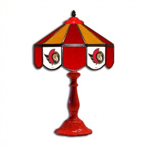 Ottawa Senators 21' Stained Glass Table Lamp