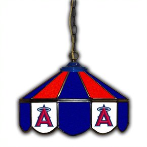 Los Angeles Angels 14-in. Stained Glass Pub Light