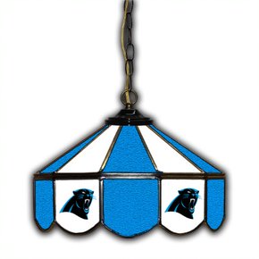 Carolina Panthers 14-in. Stained Glass Pub Light