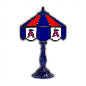 Los Angeles Angels 21' Stained Glass Table Lamp