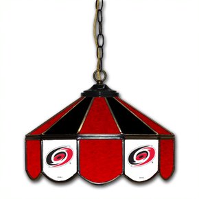 Carolina Hurricanes 14-in. Stained Glass Pub Light