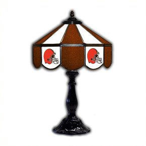 Cleveland Browns 21' Stained Glass Table Lamp