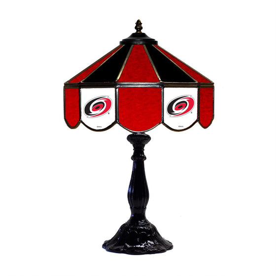 Carolina Hurricanes 21' Stained Glass Table Lamp