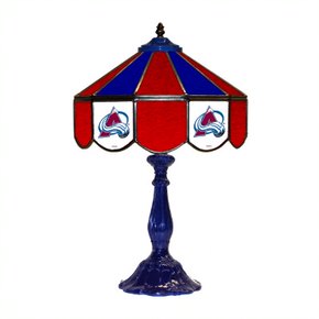 Colorado Avalanche 21' Stained Glass Table Lamp