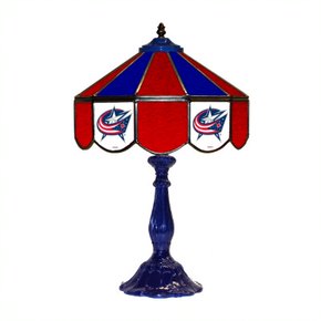 Columbus Blue Jackets 21' Stained Glass Table Lamp