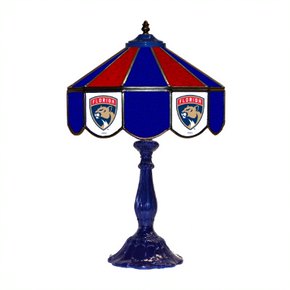 Florida Panthers 21' Stained Glass Table Lamp