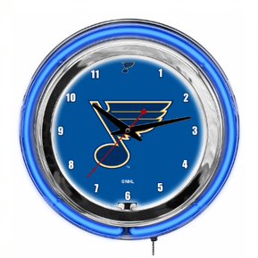 St. Louis Blues 14" Neon Clock