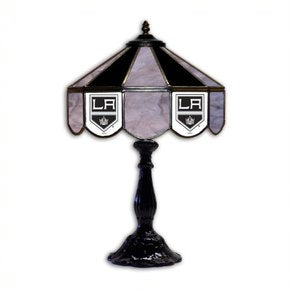 Los Angeles Kings 21' Stained Glass Table Lamp