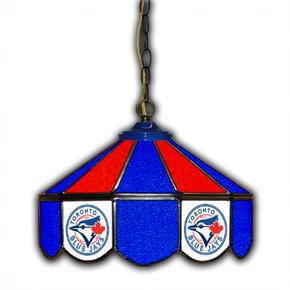 Toronto Blue Jays 14-in. Stained Glass Pub Light