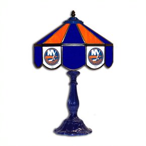 New York Islanders 21' Stained Glass Table Lamp